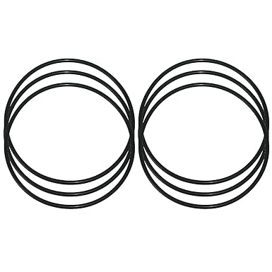 KleenWater KW108 Square Cut O-Rings, Set of 6, Compatible with 3M Aqua-Pure 68898-31, Pentek 151254, American Plumber W10-BC WBC-OR and Selecto Scientific 101-151