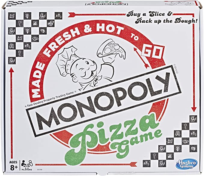 Monopoly Pizza Board Game for Kids Ages 8 & Up