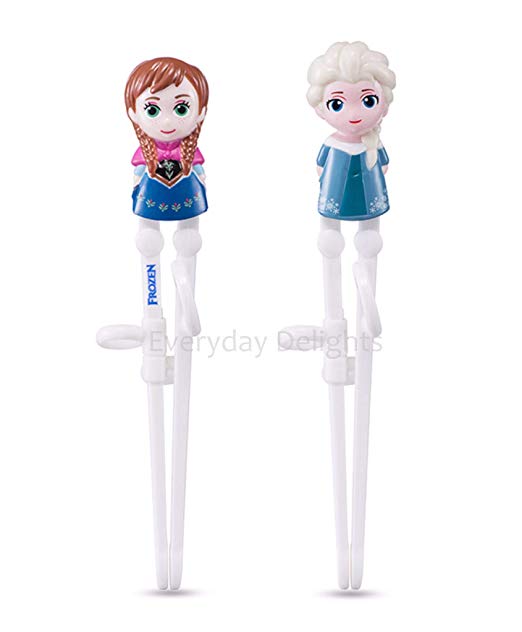 Queen Elsa & Princess Anna Training Chopsticks for Right-handed Children Kids, 2 pairs