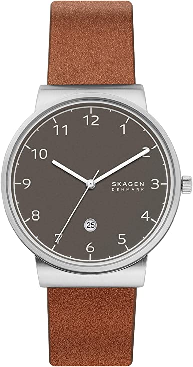 Skagen Men's Ancher Stainless Steel and Mesh Quartz Watch