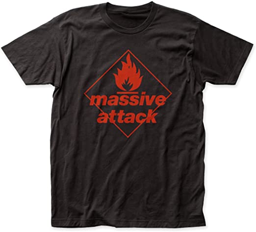 Massive Attack Blue Lines Soft Fitted 30/1 Cotton Tee