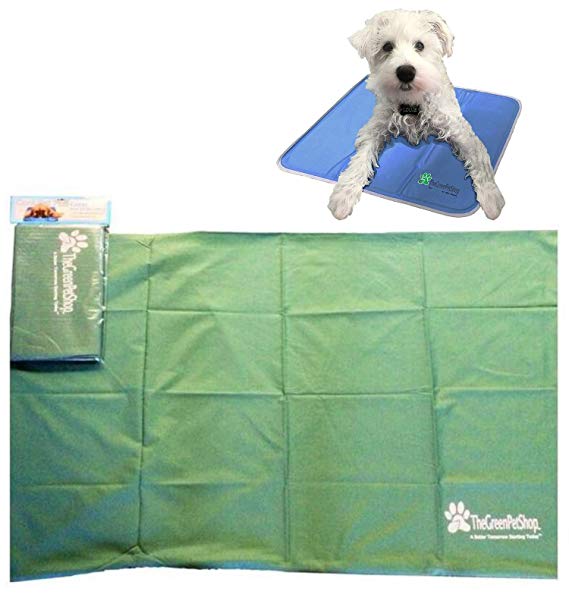 TheGreenPetShop Protective Cover for Cooling Pet Mat/Pad, Medium - Helps to Protect Self Cooling Dog Pad from Damage - Durable, Easy-Care and Machine Washable