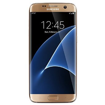 Samsung Galaxy S7 Edge Factory Unlocked Phone 32 GB - Internationally Sourced (Middle East/Asia/Africa/EU/LATAM) Version G935F- Platinum Gold
