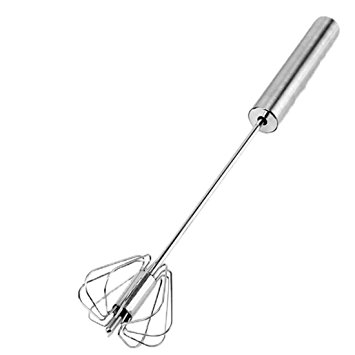 Rotating Whisk - TOOGOO(R)Rotating Whisk Milk Frothier Egg Mixer Blender For Health Drinks, Smoothies, Egg Whites