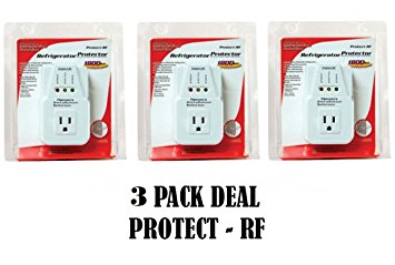 AC Voltage Protector Brownout Surge Refrigerator 1800 Watt Appliance 3 Pack Deal