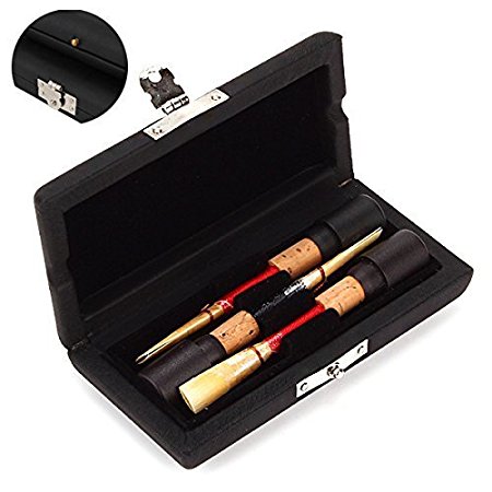 DN Black Oboe Reed Case Reeds Hold For 3PCS 9.2 x 4.5x 1.5cm