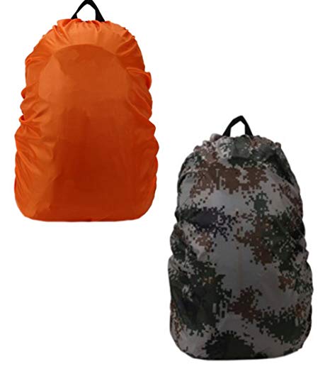Zaptex Backpack Rain Cover Elastic Adjustable Water Rain Proof Pack of 2