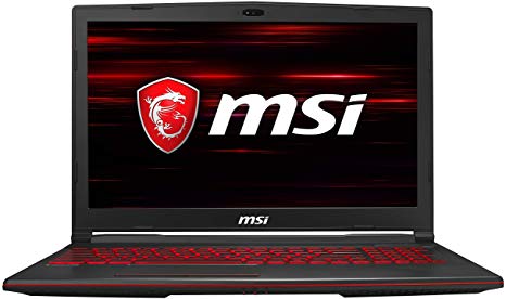 MSI Gaming GL63 9RCX-222IN Intel Core i5-9300H 9th Gen 15.6-inch Gaming Laptop (8GB/512GB NVMe SSD/Windows 10 Home/GTX 1050 Ti, 4GB Graphics/Black/2.22Kg) 9S7-16P812-222