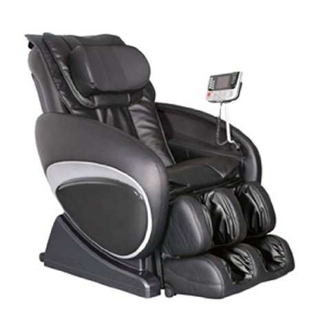 Cozzia 16027 Zero Gravity Shiatsu Massage Chair - Black