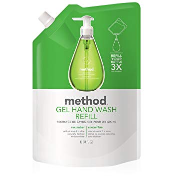 Method Gel Hand Soap Refill, Cucumber, 34 Ounce