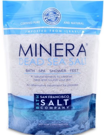 Minera Dead Sea Salt Bulk 10lb Bag Coarse Grain 100 Pure and Certified