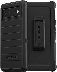 OtterBox Defender Series Case for Google Pixel 6 (Only) - Holster Clip Included - Microbial Defense Protection - Non-Retail Packaging - Black