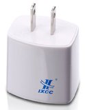 iXCC  Dual USB 24 Amp 12 Watt SMART White FAST AC Travel Wall Charger- ChargeWise tm Technology High Speed FAST Charging for Apple iPhone 6  6 plus  5s  5c  5 ipad Air 2 Air iPad mini Retina Display mini 3 Samsung Galaxy S5 S4 S3 Note 2 and Note 3 the new HTC One M8 Google Nexus and More