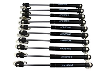 Apexstone 100N/22.5lb Gas Struts,Gas Springs,Gas Strut,Lift Support,Gas Shocks,Lid Stay,Lid Support,Set of 10