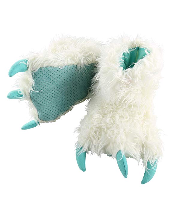 Lazy One Animal Paw Slippers for Adults and Kids