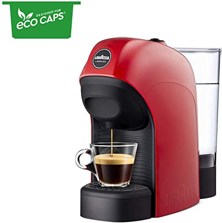 Lavazza A Modo Mio Tiny Espresso Coffee Machine, red