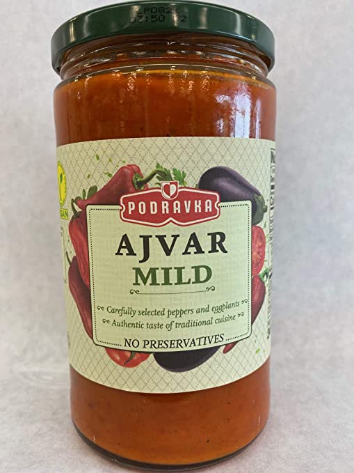Podravka Ajvar Hot Red Pepper Spread 2.1 lb