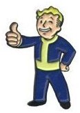 Fallout 3 Lapel Pin: Vault Boy by Bethesda