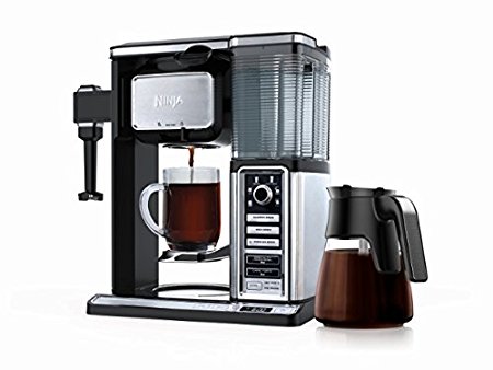 Ninja CF091C Coffee Bar Glass Carafe System, Black & Stainless Steel