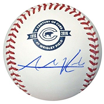 Autographed Addison Russell Baseball - Century Logo - PSA/DNA Certified - Autographed Baseballs