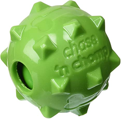 Chase 'n Chomp Amazing Molecule Squeaker Ball Toy for Pets, 2.5-Inch