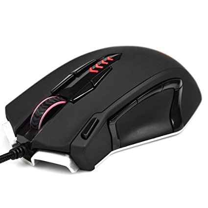 UtechSmart Uranus 16400 DPI Metal Base MMO/FPS High Precision Laser Gaming Mouse