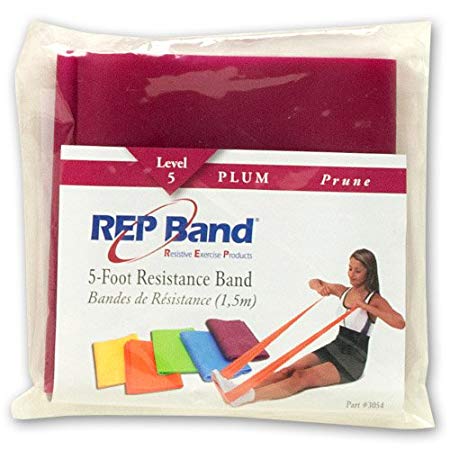 REP Band (5 Feet) Latex Free Flat Exercise Therapy Resistance Bands