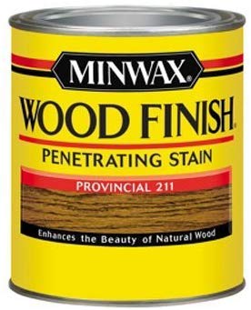 Minwax 70002444 Wood Finish Penetrating  Stain, quart, Provincial