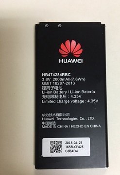 NEW OEM Huawei HB474284RBC ASCEND G521 G601 G615 G620 G651 Y550 C8816 C8817 UNION Y538 ORIGINAL 2000 MAH BATTERY