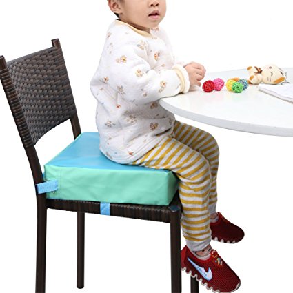 Zicac Kids' Dining Chair Heightening Cushion Dismountable Adjustable High Chair Pads Mat(Blue)