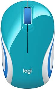 Wireless Mini Mouse M187, Pocket Sized Portable Mouse for Laptops