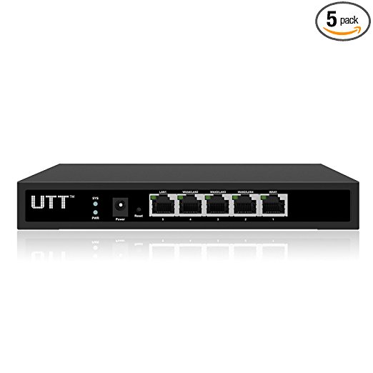 UTT ER518 Load Balance VPN Router, Dual  WAN Ports, Supports IPsec/PPTP/L2TP, USB for File Sharing, Metal Housing