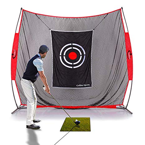 Galileo Golf Practice Net Golf Hitting Nets Driving Range Indoor&Outdoor Golf Training Aids with Target Carry Bag