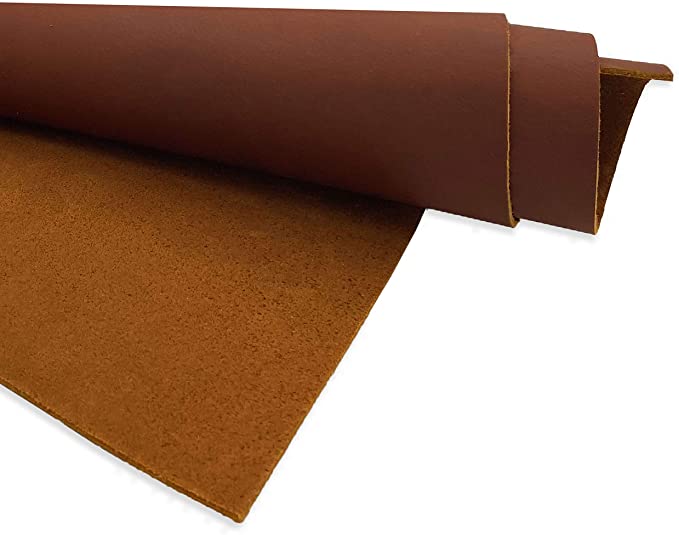 Muse Craft Flawless 12''X24'' 5-6oz Dark Brown Tooling Leather Finished Full Grain Cowhide Leather Import A Grade Leather Hide 1.8-2.1mm Tooling Sewing Hobby Workshop Crafting Leather