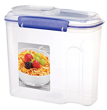 Sistema Klip It Collection Cereal Food Storage Container, 94 Ounce/11 Cup