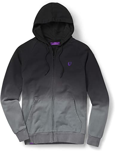 Twitch Dip Dye Zip Up Hoodie