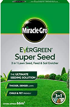 Miracle-Gro EverGreen Super Seed Lawn Seed 2kg - 66m2