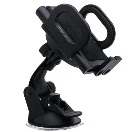 Car Cradle FusionTech® Universal Smartphones Car Mount Phone Holder Cradle Compatible with iphone 6s/6 Plus/6/5s/5/4s/4, Samsung GalaxyS7,S6/S5/S4,S7 Edge, S6 Edge, LG Nexus SNOY Nokia and More (Dash Mount)