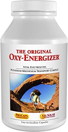 Andrew Lessman Oxy-Energizer 360 Capsules – Combination of Two Vital Electrolyte-Minerals Potassium-Magnesium Aspartate-Citrate Complex to Support Optimum Cellular Energy Production. No Additives