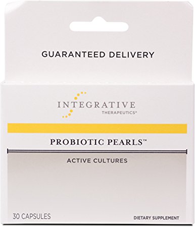 Integrative Therapeutics - Probiotic Pearls - Lactobacillus Acidophilus Probiotic - Non-Refrigerated with Patented True Delivery Technology - 30 Capsules