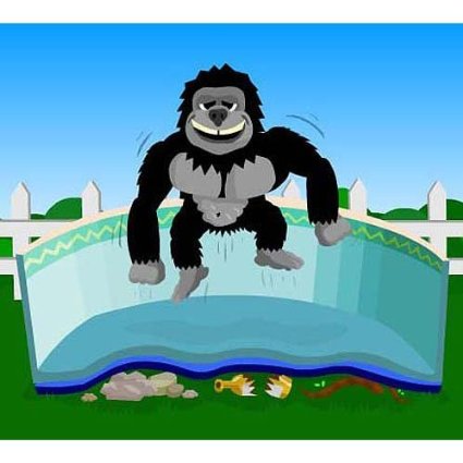 Gorilla Floor Padding for 12ft x 24ft Rectangular Above Ground Swimming Pools