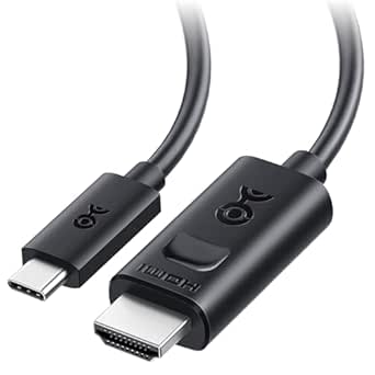 Cable Matters Câble USB C HDMI 2.1, supporte 4K@240Hz et 8K@60Hz, HDR, 1,8m - Thunderbolt 4, Thunderbolt 5, USB 4 Compatible avec MacBook Pro, XPS, ThinkPad - Résolution maximale sur macOS est 4K 60Hz