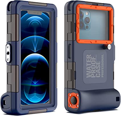 YOGRE Professional Diving Phone Case, Underwater Photography Video Housings Case with Lanyard[50ft/15m], Diving Waterproof Case for iPhone Samsung LG Google etc