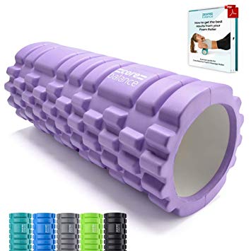 Core Balance Trigger Grid Foam Massage Roller, Muscle Target Point System, Gym Fitness Physio Rehab Exercise
