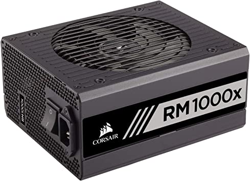 Corsair RMx Series, RM1000x, 1000 Watt, 80  Gold Certified, Fully Modular Power Supply (CP-9020094-NA)