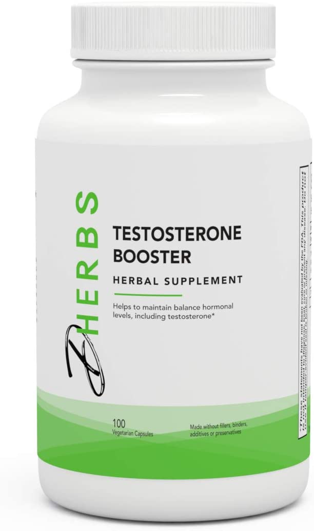 Dherbs Testosterone Booster for Men with Horny Goat Weed, Tongkat Ali, 100 Pills