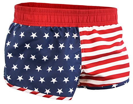 American Flag Women's Printed Shorts