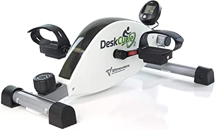 DeskCycle 2 Under Desk CyclePedal Exerciser - Stationary Mini Exercise Bike -Office Home Equipment - Adjustable Legs