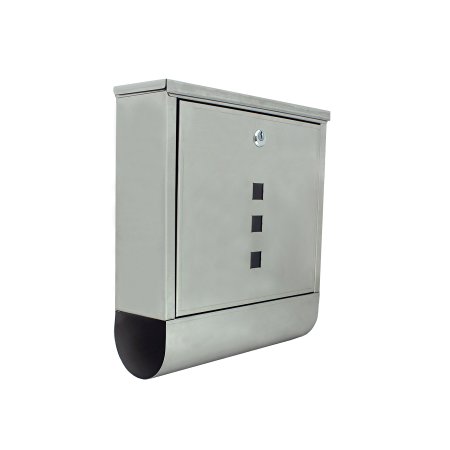 ALEKO USMB-03 Wall Mounted Mail Box with Retrieval Door 2 Keys and Newspaper Compartment