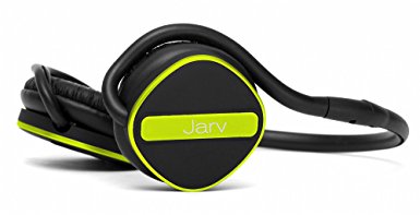 Jarv Joggerz PRO Sports Bluetooth 4.1 Headphones with Built-In Microphone, Foldable Design and Universal Fit - Black/Green